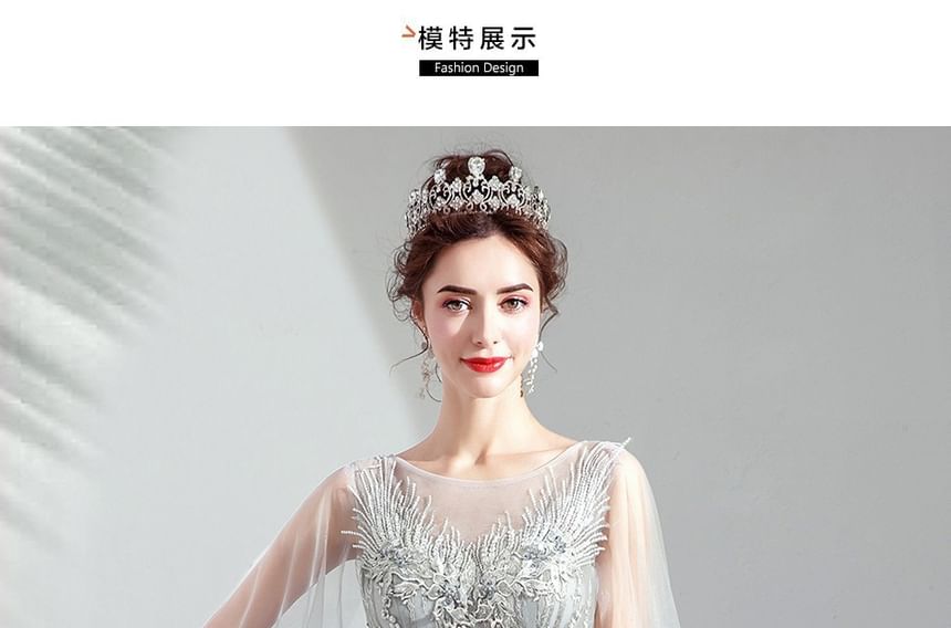 A-Line Embroidered Gown Evening Mesh Sleeveless Floral