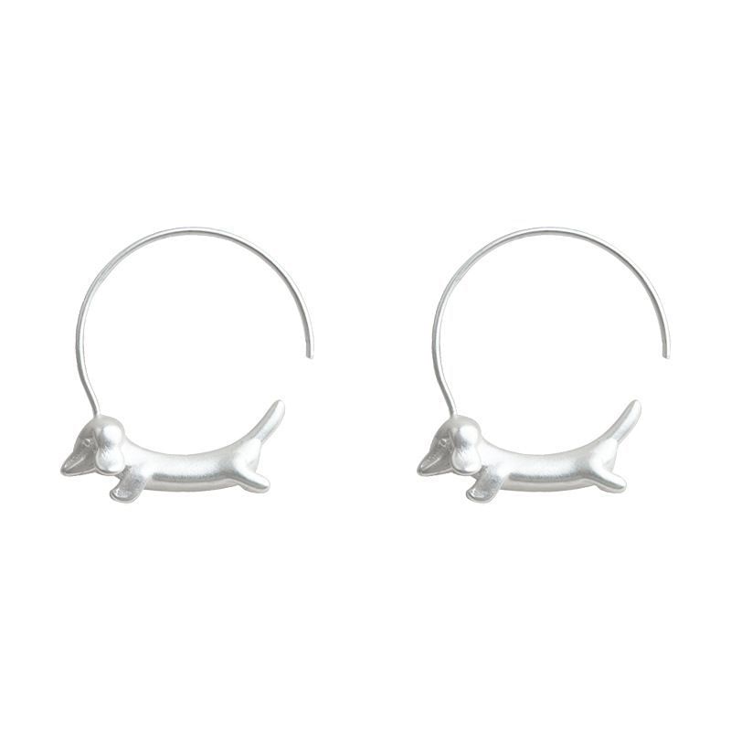 Earring Open Dog Hoop