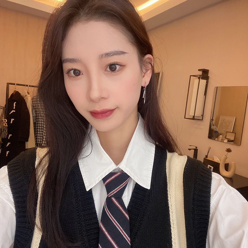 Spike Earring Hoop Bar Drop