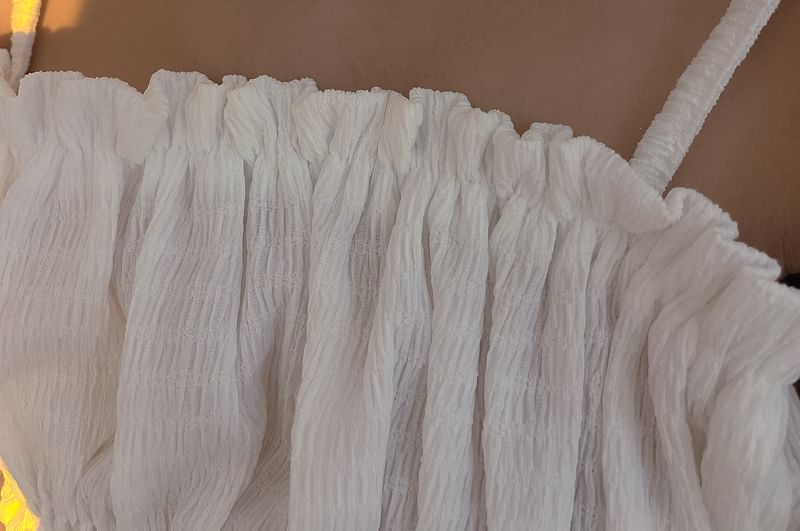 Leaf Faux Choker Pearl