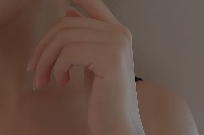 Cuff Ear Hoop Chain Set: Silver + Sterling Plain Earring 925