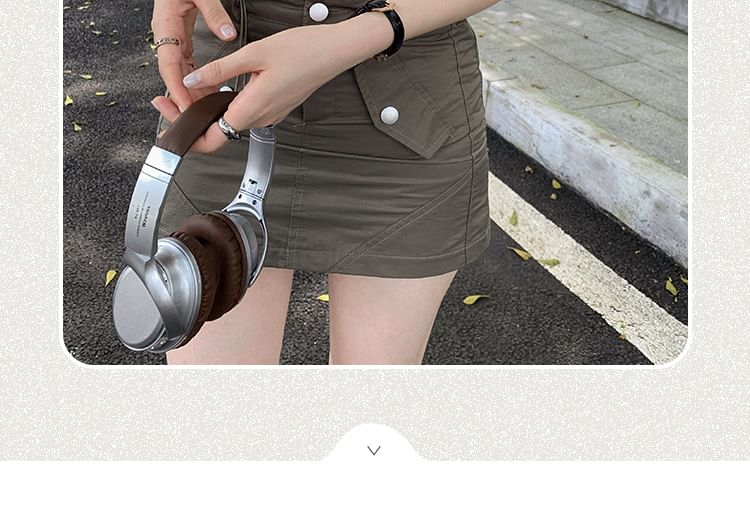 Mock Tone Two-Piece Two Top Short-Sleeve