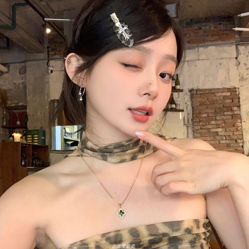 Star Earring Hoop Alloy