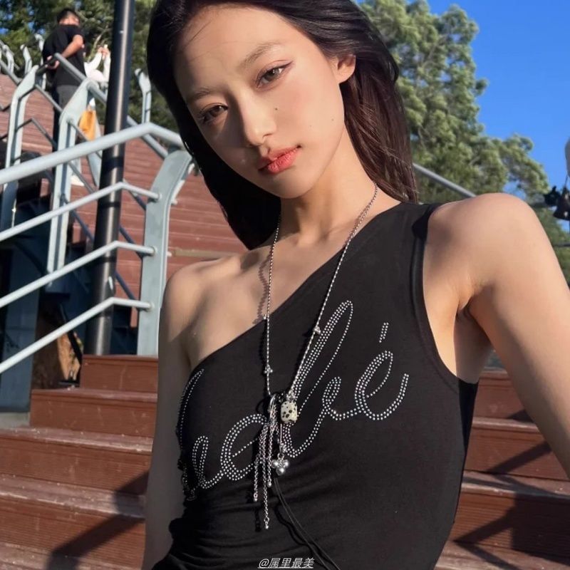 Fringed Gemstone Necklace Alloy