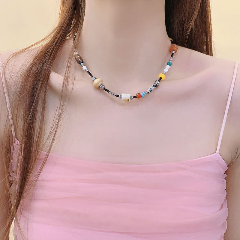 Gemstone Bead Choker