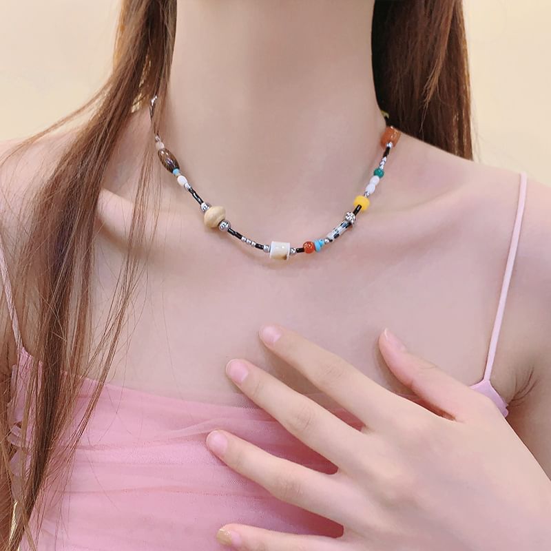 Gemstone Bead Choker