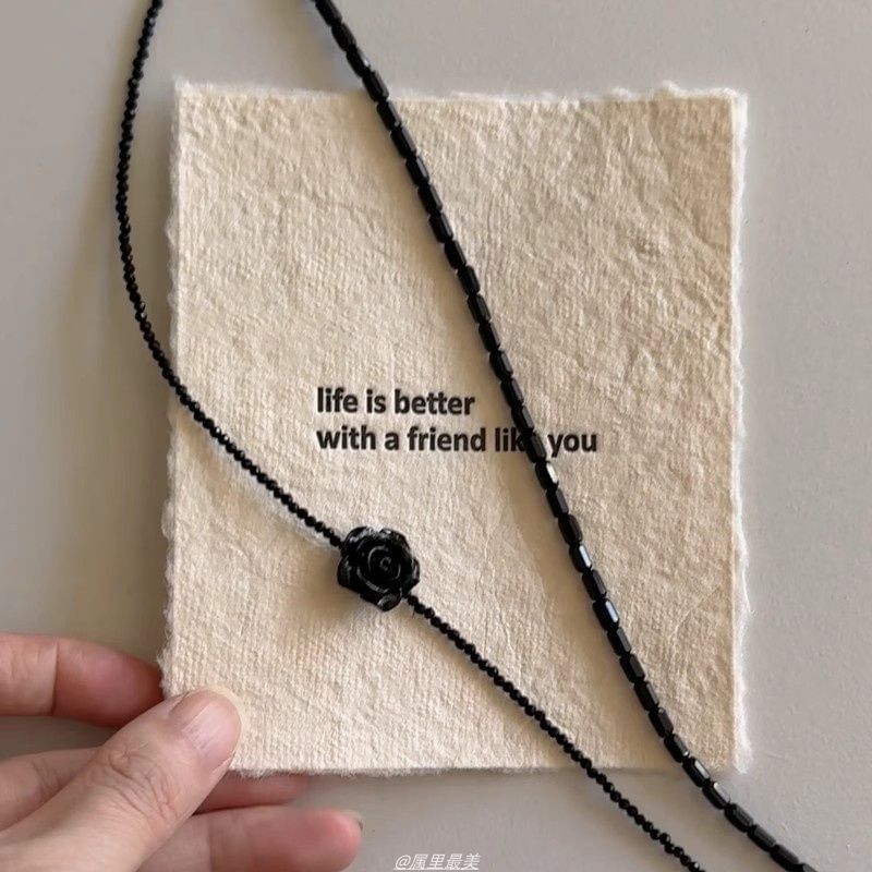 Layered Gemstone Choker Faux Bead