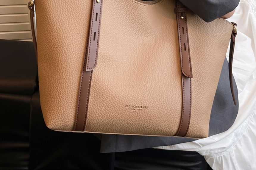 Tote Leather Faux Bag