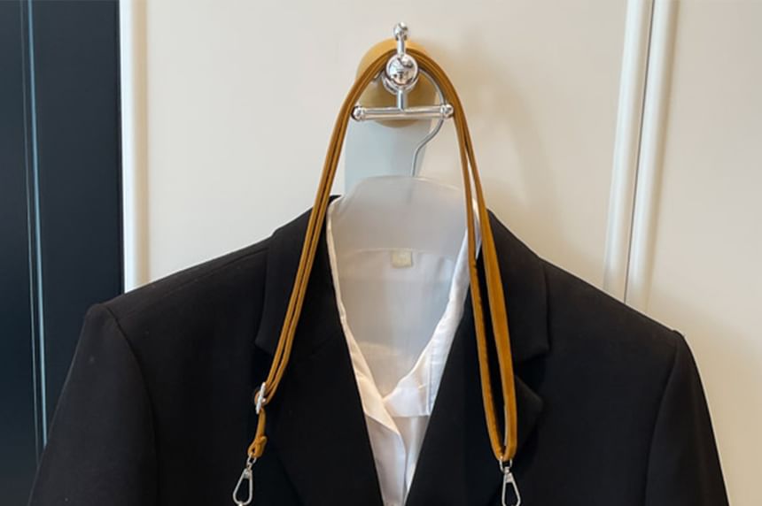 Faux Bag Saddle Suede Crossbody Fringe