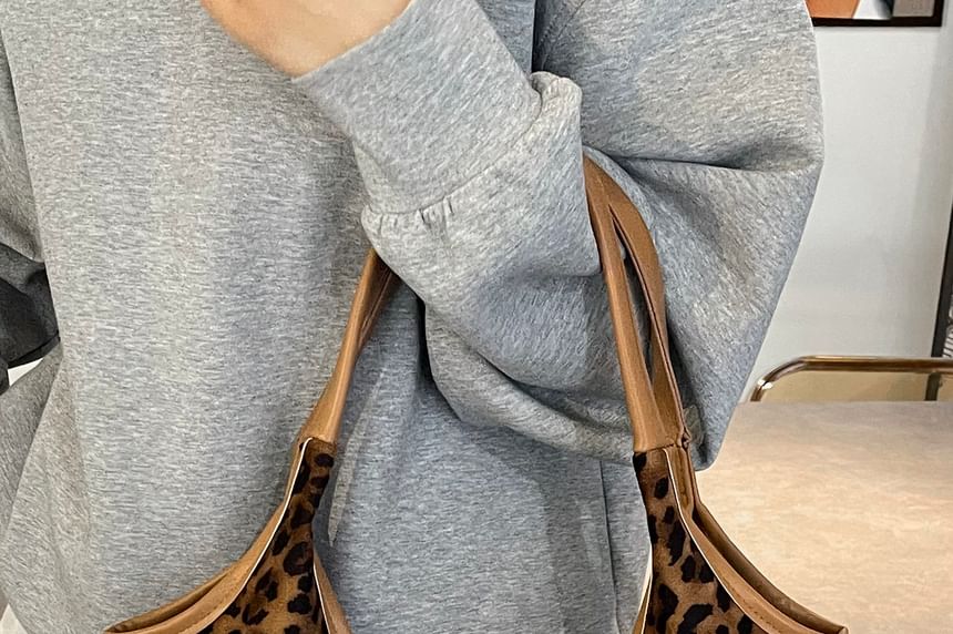 Bow Tote Leopard Bag Print