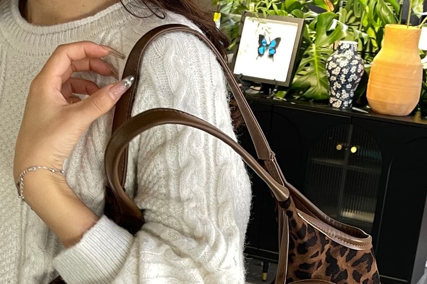 Bow Tote Leopard Bag Print