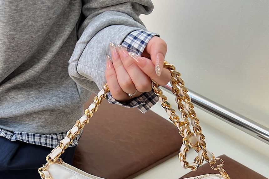 Crossbody Quilted Bag Chain