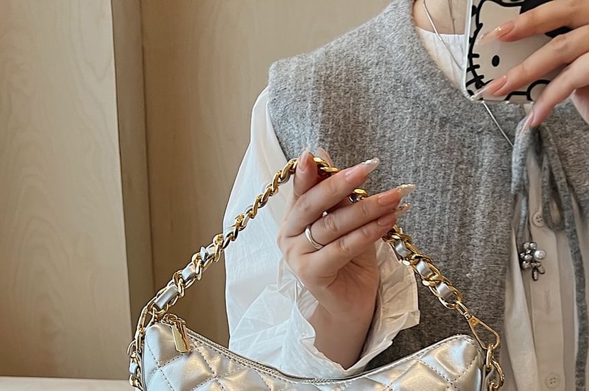 Crossbody Quilted Bag Chain