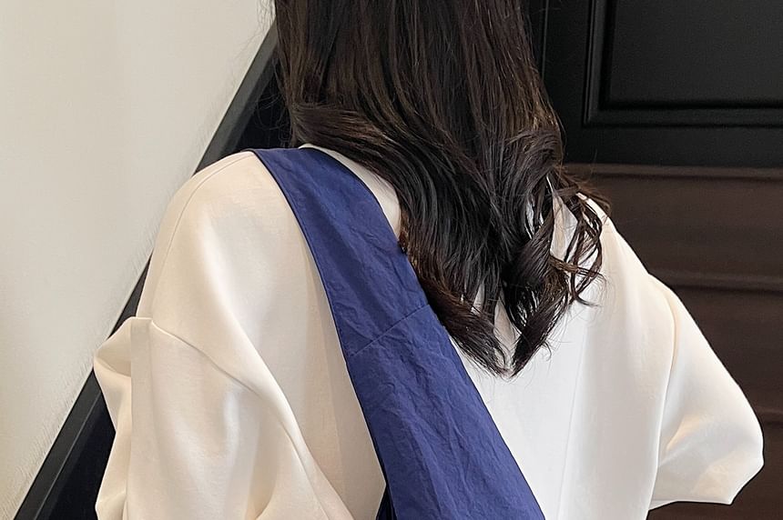 Tie-Up Plain Shopper Bag