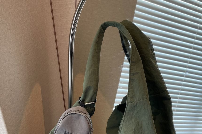 Tie-Up Plain Shopper Bag