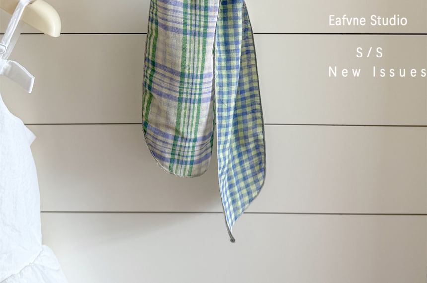 Scarf Plaid Reversible