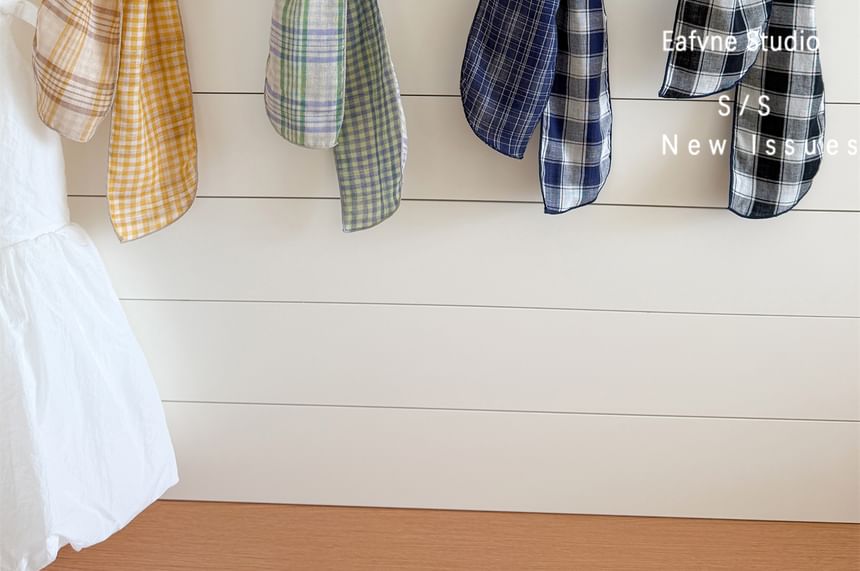 Scarf Plaid Reversible