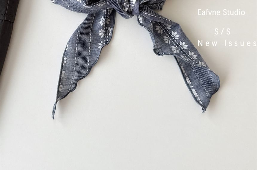 Print Floral Headkerchief