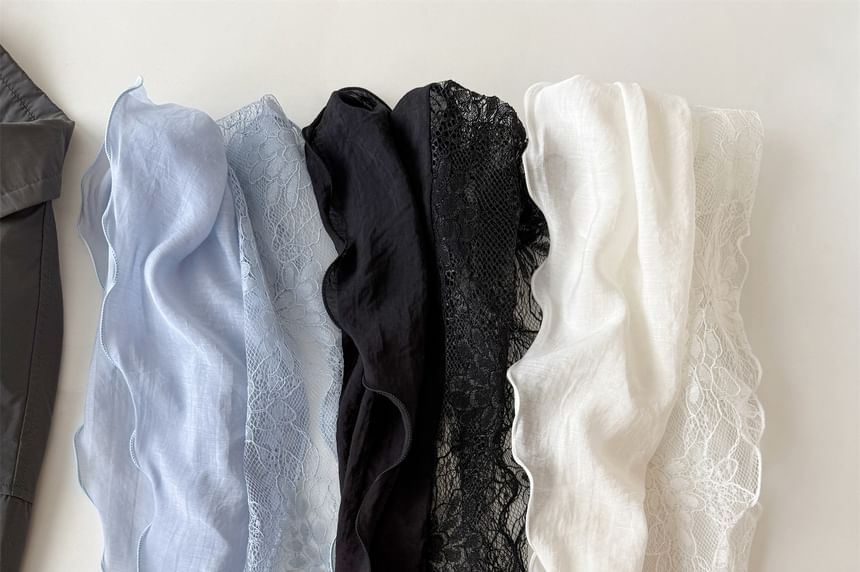 Lace Scarf Lettuce Edge Panel