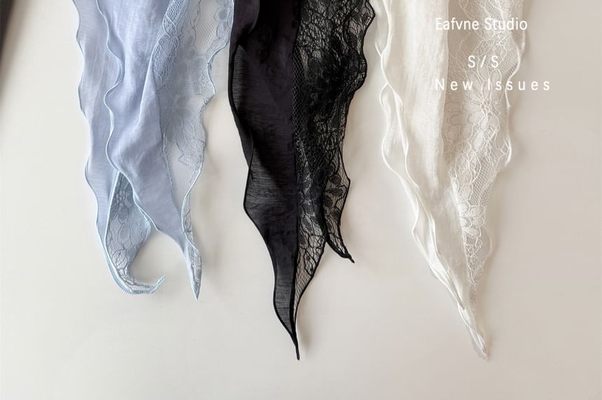 Lace Scarf Lettuce Edge Panel