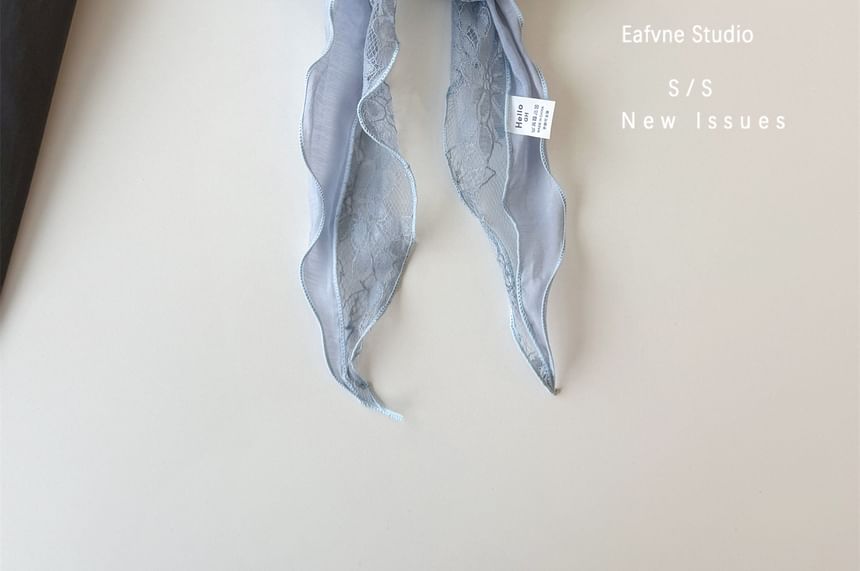 Lace Scarf Lettuce Edge Panel