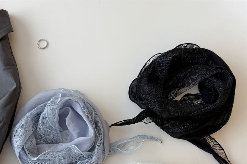 Lace Scarf Lettuce Edge Panel