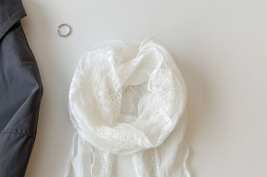 Lace Scarf Lettuce Edge Panel