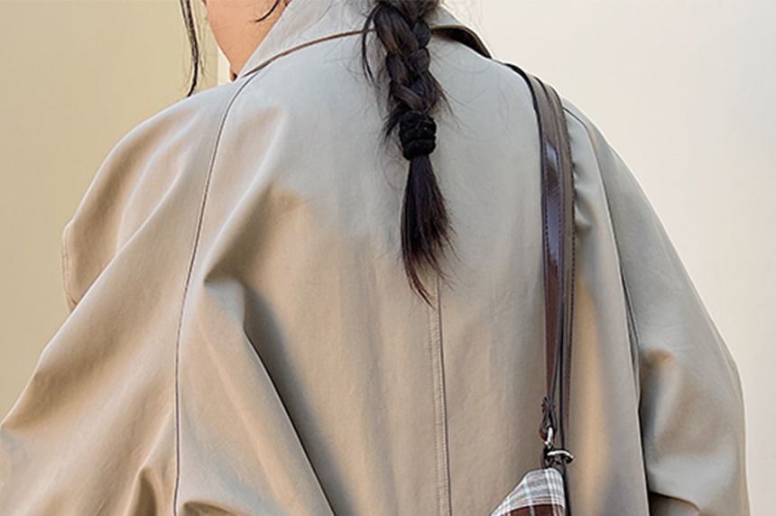 Crossbody Bow Bag Patterned Accent