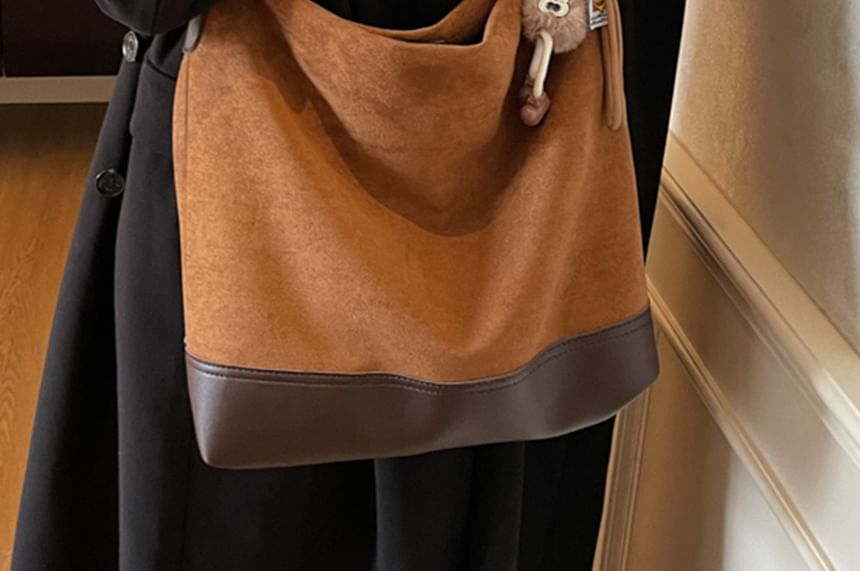 Faux Suede Bag Tote