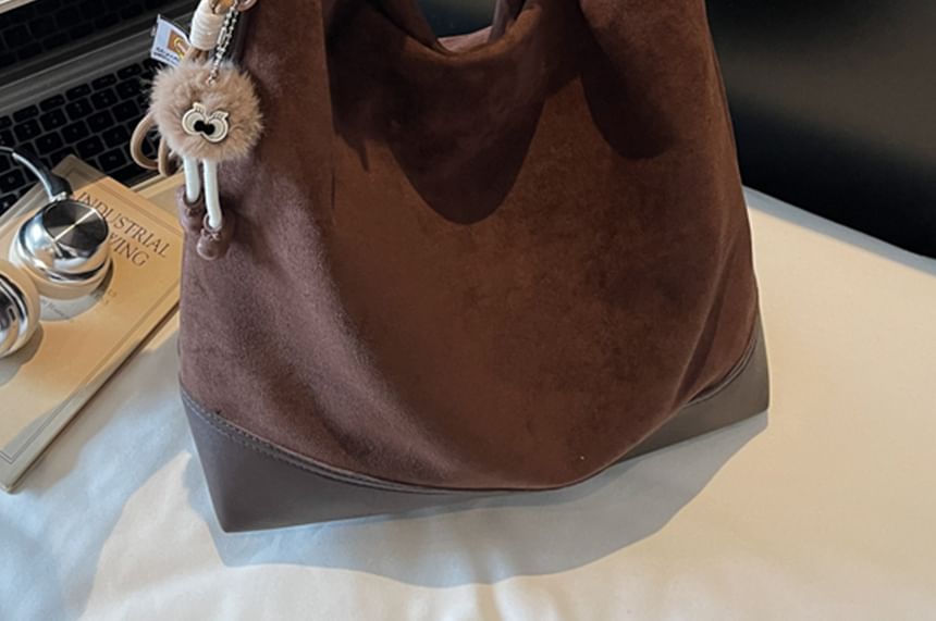 Faux Suede Bag Tote