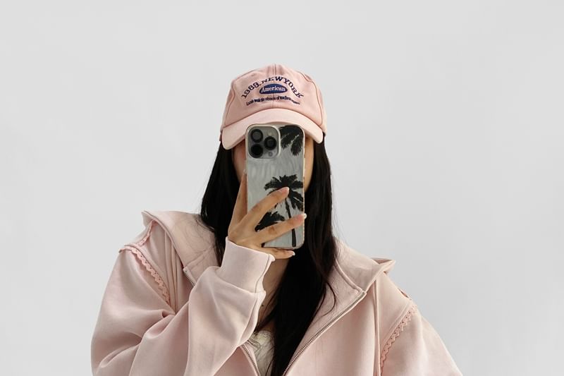 Zip-Up Drawstring Hoodie
