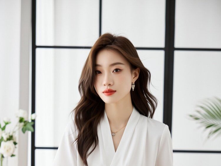 V-Neck Short Sleeve Essential Blouse