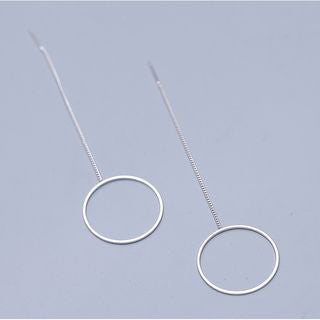 Hoop 925 Sterling Silver Earring Drop