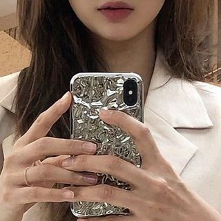 Textured Phone Case Metallic