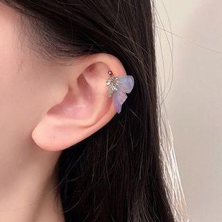 Earring Cuff Rhinestone Butterfly