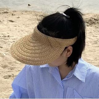 Sun Straw Visor Plain