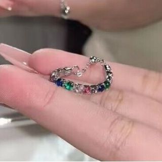 Rhinestone Ring Alloy