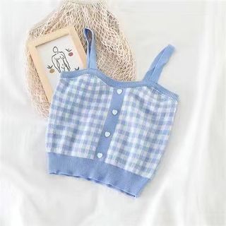 Cami Plaid Top