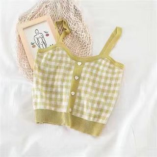 Cami Plaid Top