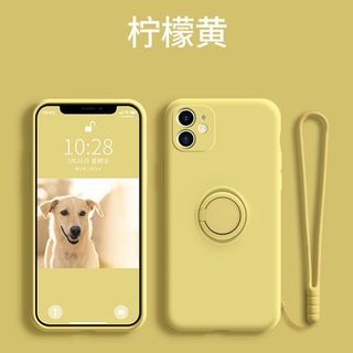 Plain Stand Ring Case Phone