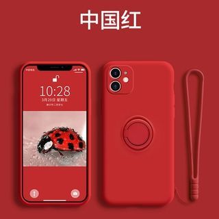 Ring Stand Plain Phone Case