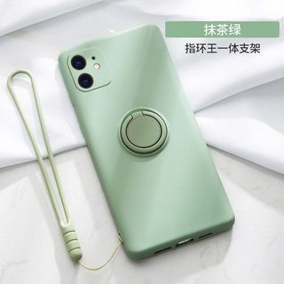Stand Plain Ring Phone Case