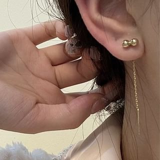 Threader Bead Earring Alloy