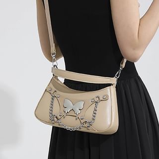 Chained Butterfly Crossbody Bag