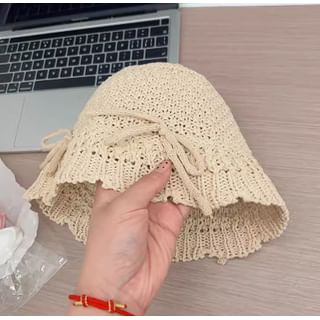 Hat Cotton Bucket Linen