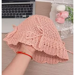 Hat Cotton Bucket Linen