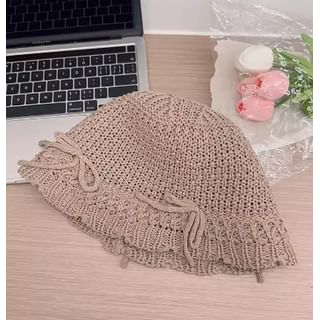 Hat Cotton Bucket Linen