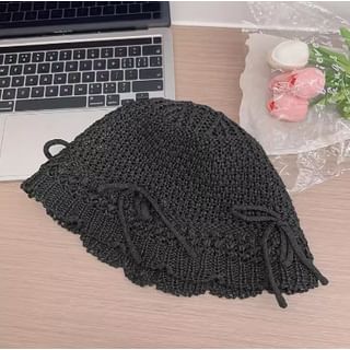 Hat Cotton Bucket Linen