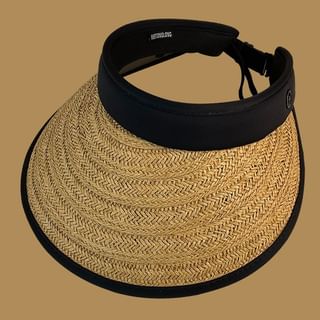 Straw Visor Sun