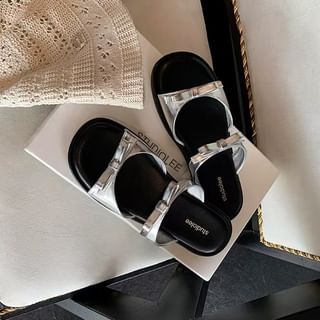 Slide Bow Sandals